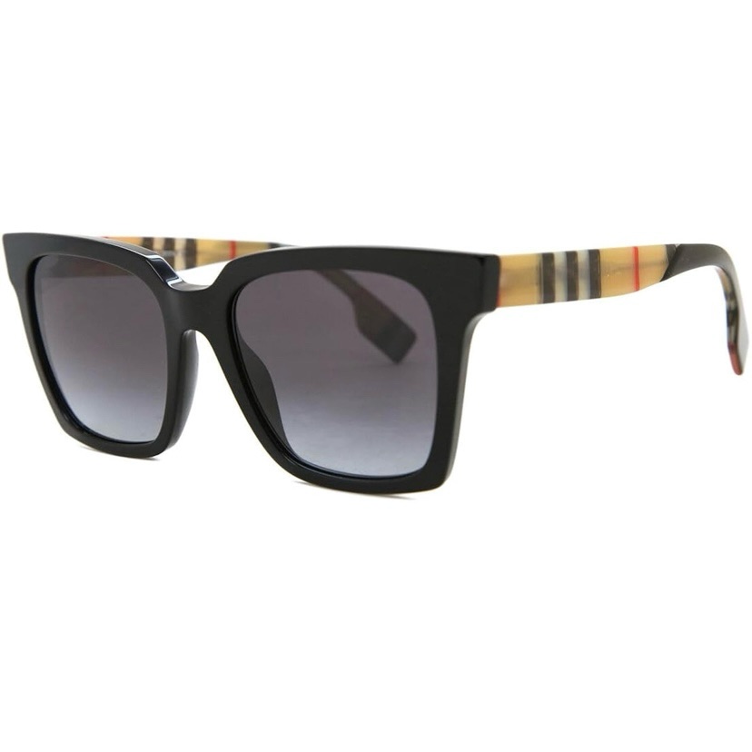 Burberry Black And Tan Sunglasses